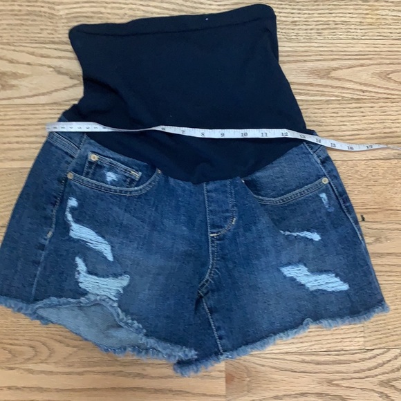 JOE’S JEANS MATERNITY DISTRESSED SHORTS 28 - Picture 7 of 8